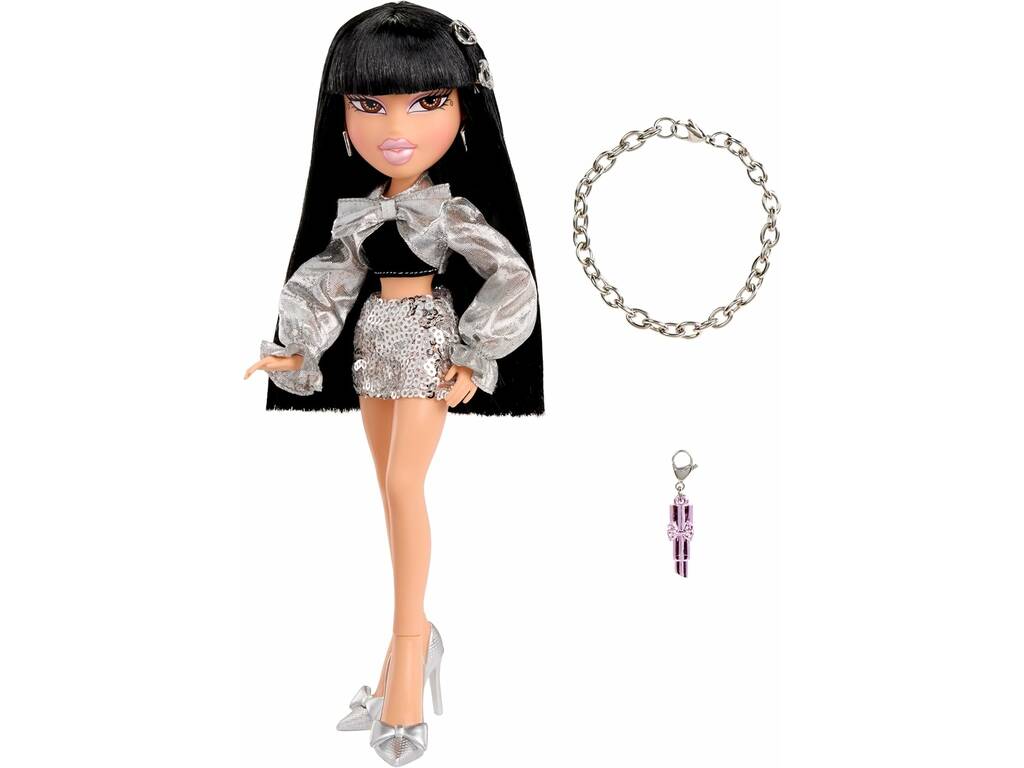 Bratz Charmz Muñeca Jade con Cadena y Charm