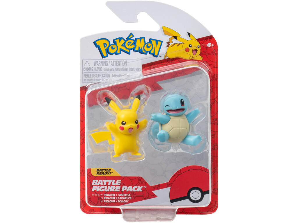 Pack de 2 figurines Pokémon Battle Ready