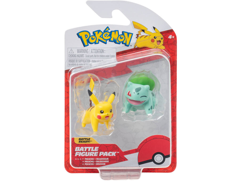 Pack de 2 figurines Pokémon Battle Ready