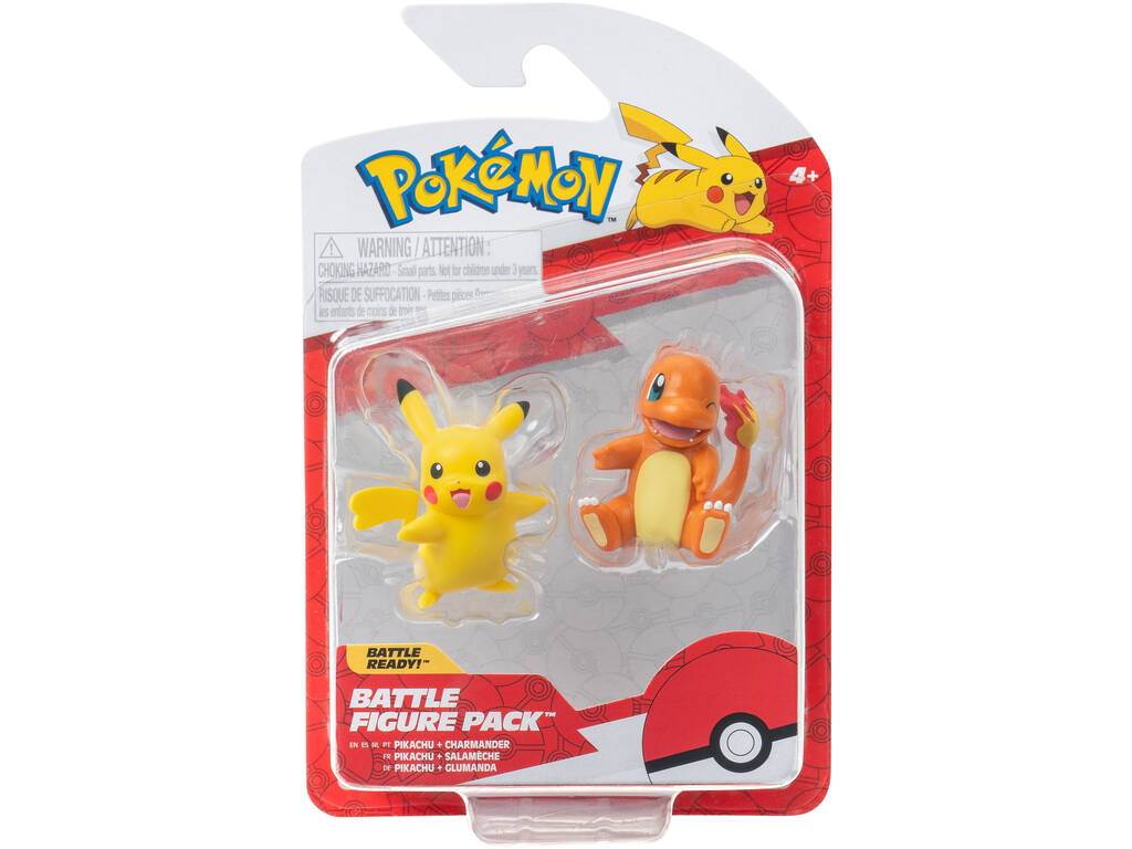 Pack de 2 figurines Pokémon Battle Ready