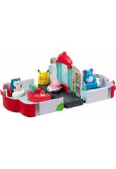 Ensemble de jeu Squishmallows Squish-a-longs Pokémon Centre Pokémon avec 4 mini-Squish et accessoires
