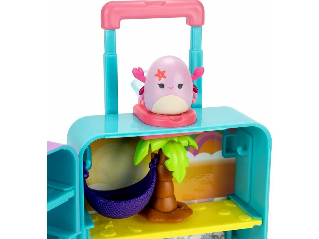 Squishmallows Squish-a-longs Koffer-Playset mit 2 Mini-Squish und Zubehör