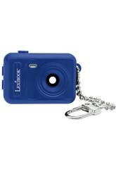 Mini caméra numérique Starcam bleue de 4,5 cm en forme de porte-clés avec écran