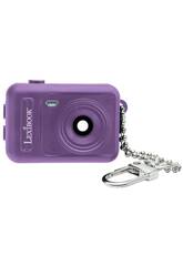 Mini caméra numérique Starcam violette de 4,5 cm en forme de porte-clés avec écran