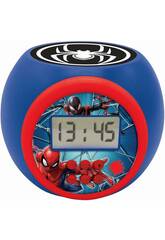 Montre-réveil ronde Marvel Spider-Man avec projecteur et lumière