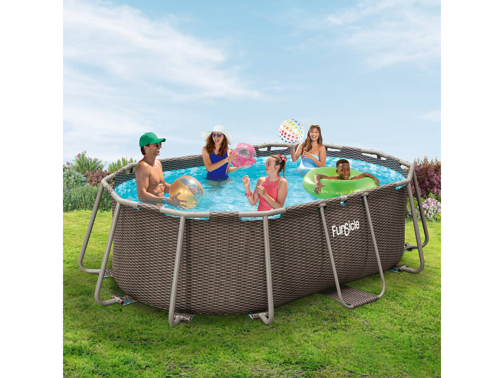 Piscina Desmontable Oval Oasis Designer Pool de 300x200x84 cm FunSicle FBQ1006DA