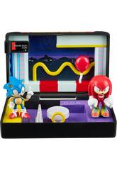 Diorama Console Heroes Sega Mega Drive de Sonic 3 avec Sonic et Knuckles