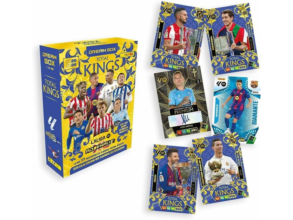 Adrenalyn XL La Liga 2025-26 Dream Box Total Kings con 50 Cards