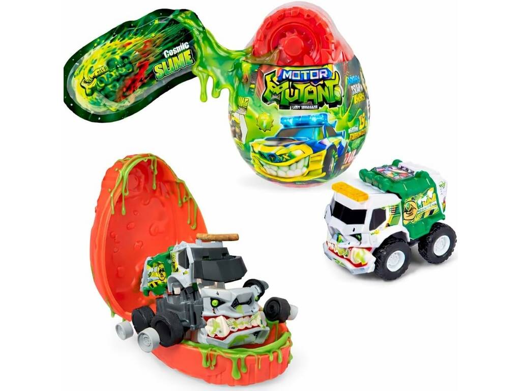 Motor Mutants City Invasion Serie 1 Vehículo de 8 cm con Slime - imagen 2