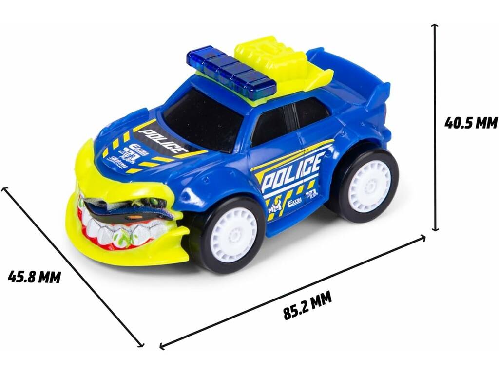 Motor Mutants City Invasion Serie 1 Vehículo de 8 cm con Slime - imagen 4