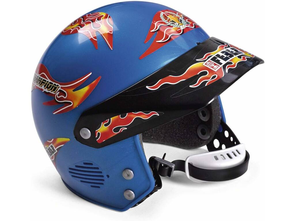 Feber Rider Cross Azul de 6V con Casco