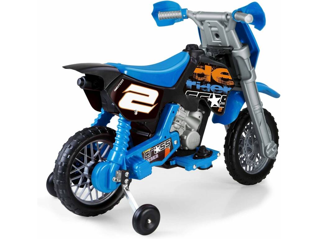 Feber Rider Cross Azul de 6V con Casco