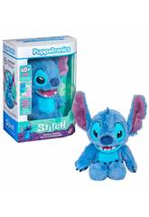 imagen Peluche Disney Stitch Palm Puppetronics Stitch da 20 cm con suoni e azioni realistici