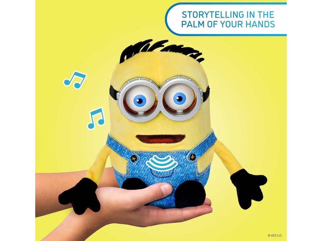 Peluche Minions & Monsters Henry de Puppetronics 20 cm avec sons et mouvements réalistes