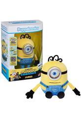 imagen Minions & Monsters Peluche Puppetronics James da 16 cm con suoni e azioni realistiche