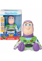 Toy Story Puppetronics Plüsch Buzz Lightyear 22 cm mit realistischen Geräuschen und Bewegungen