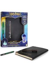 Harry Potter Journal de Tom Riddle avec stylo magique et baguette UV de 10 cm