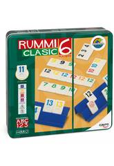 Rummi Classique pour 6 joueurs, boîte en métal
