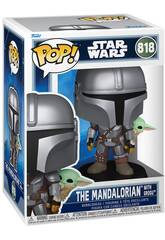 Funko Pop Star Wars The Mandalorian And Grogu Figur The Mandalorian mit Grogu