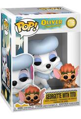 imagen Funko Pop Disney Oliver y Su Pandilla Figura Georgette con Tito