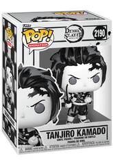 Figurine Funko Pop Animation Demon Slayer Tanjiro Kamado, décor en encre de sumi