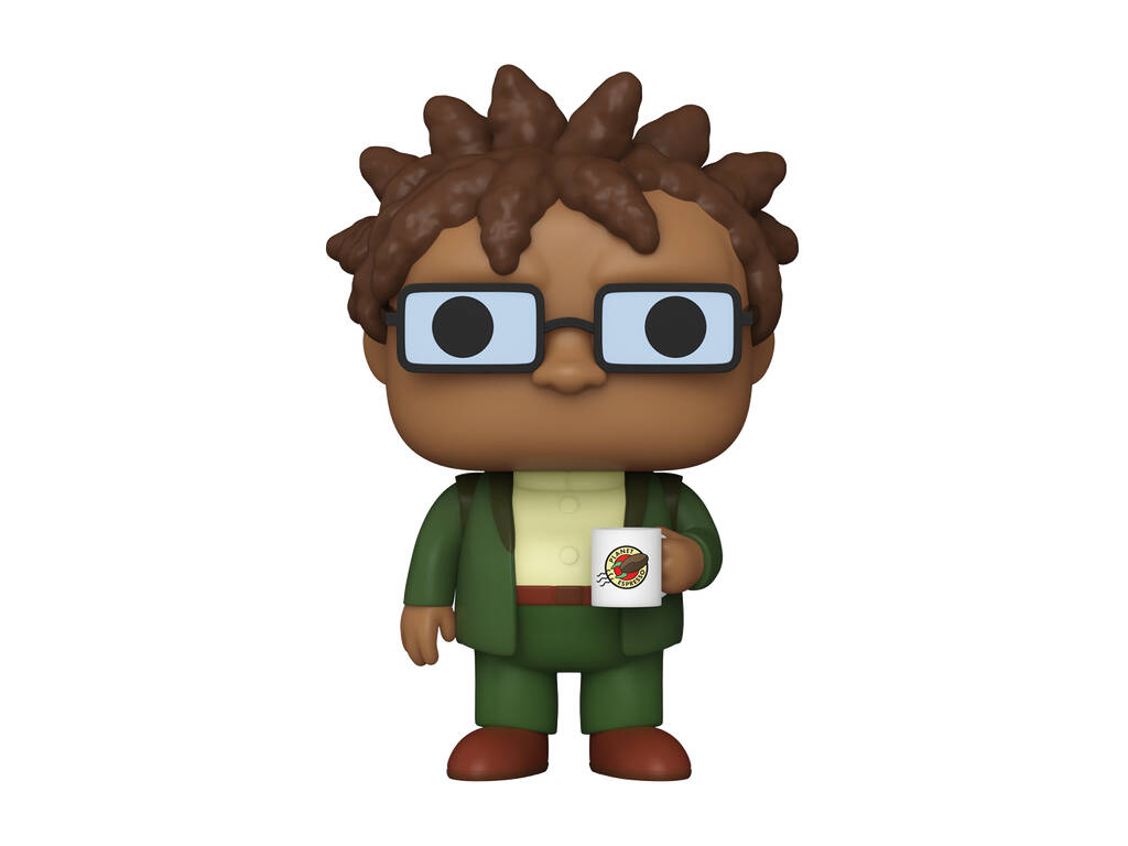 Funko Pop Animation Futurama Figura Hermes Conrad con Taza
