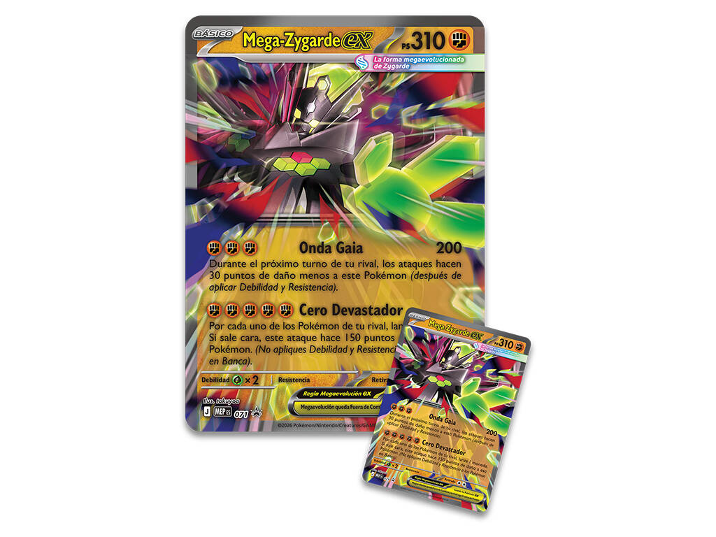 Pokémon TCG Mega-Entwicklung Premium-Kollektion Mega-Zygarde EX Box