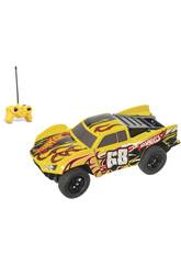 Radio Control Hot Wheels Let’s Race Vehículo Baja Truck de 18 cm