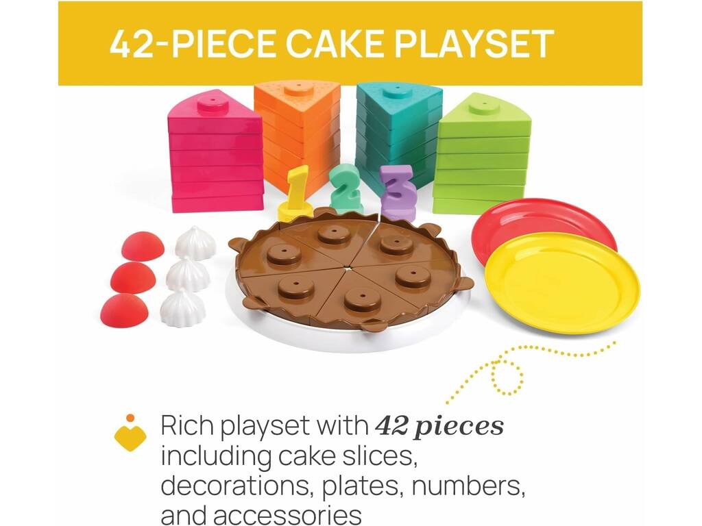 Gâteau arc-en-ciel de 20 cm avec 42 pièces