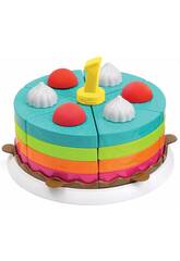Tarta Arcoíris de 20 cm con 42 Piezas