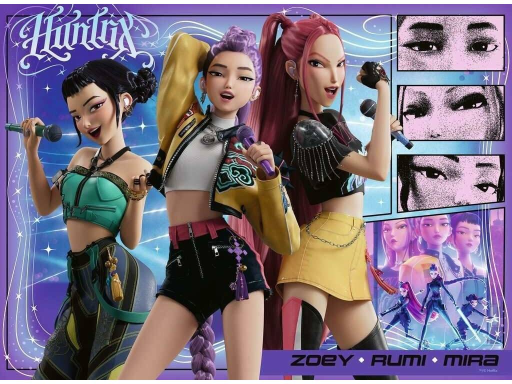 Puzzle XXL 100 K-Pop Demon Hunters Happy Fans, Happy Honmoom! 