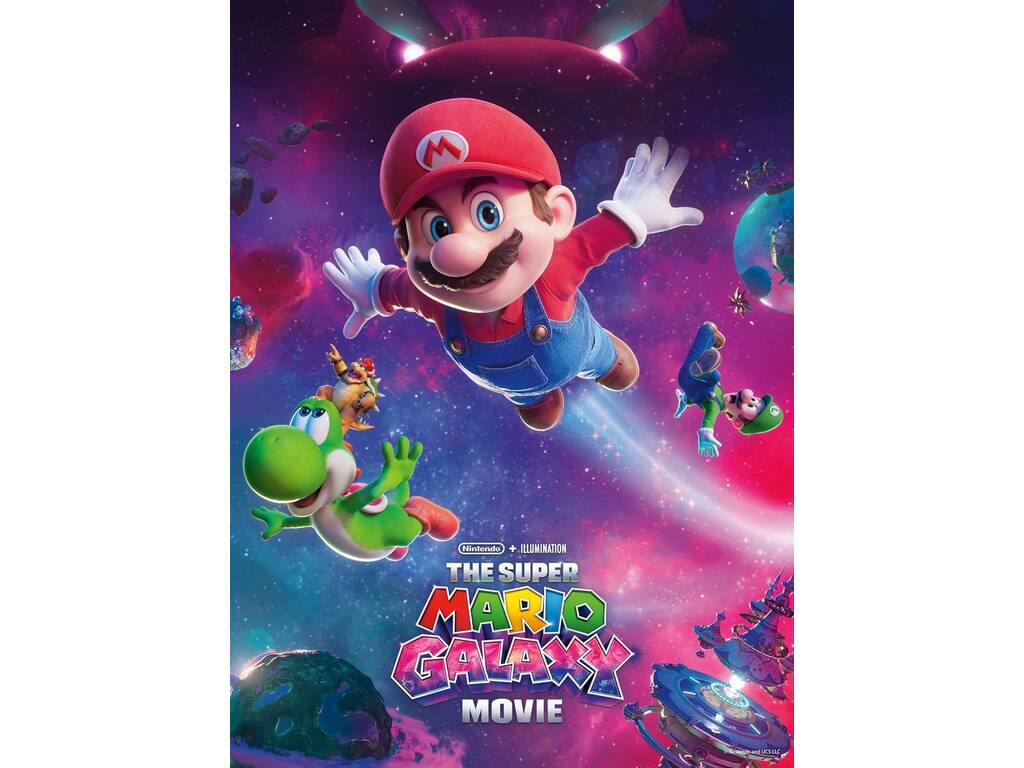 Puzzle XXL 300 The Super Mario Galaxy Movie Nuevas Aventuras de Super Mario - imagen 2