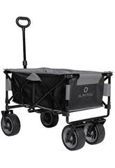 Chariot multifonction pliable gris 102 x 47 x 82 cm