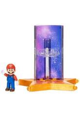 The Super Mario Galaxy Movie Sternenkatapult mit Mario-Figur 3,5 cm
