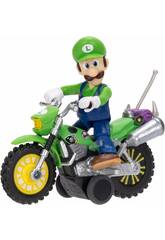 Le film Super Mario Galaxy Moto de course avec figurine de Luigi de 7 cm