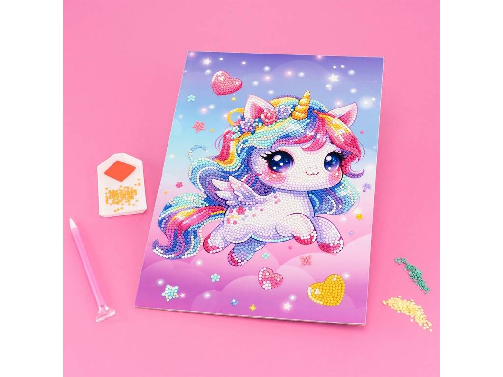 Diamantiny Unicórnio Kawaii 