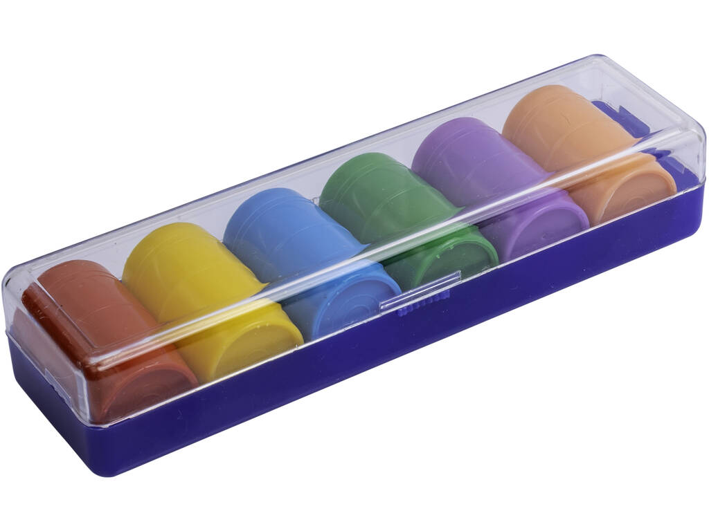 Pacchetto accessori Parchís per 6 giocatori