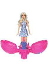 imagen Barbie Team Roll & Reaveal Muñeca Estrella del Pop con Accesorios Sorpresas