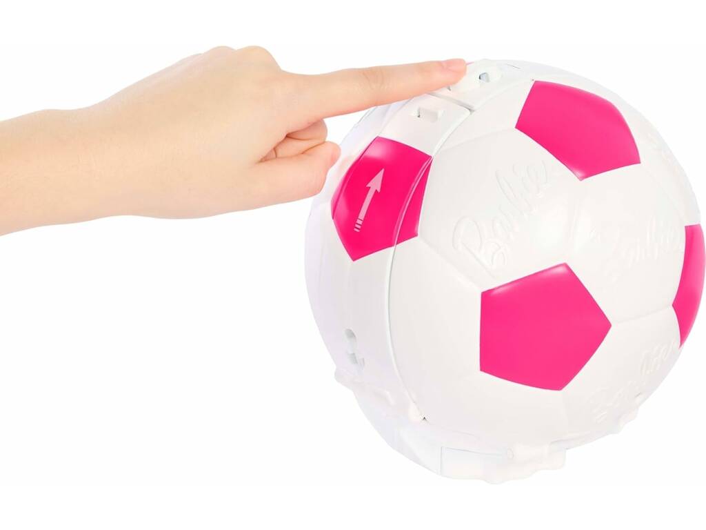 Barbie Team Roll & Reaveal Muñeca Jugadora de Fútbol con Accesorios Sorpresas