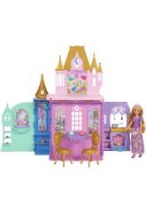 Disney Princess Castillo Maletín con Muñeca Rapunzel de 28 cm