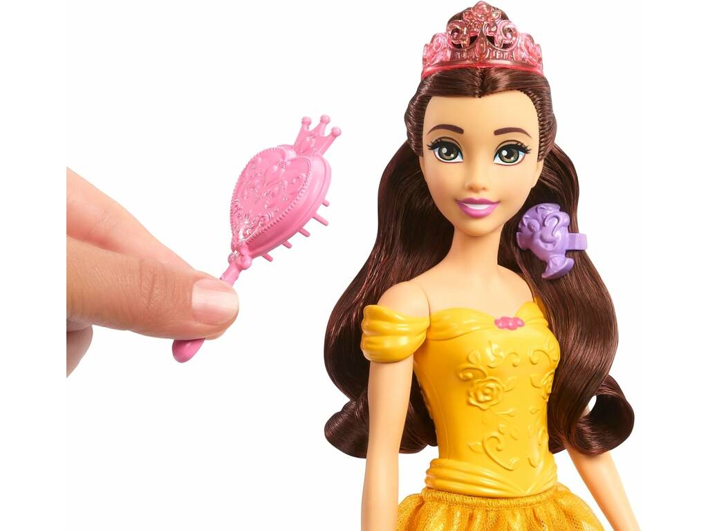 Disney Princess Muñeca Bella de 29 cm con Caballo Philippe de 25 cm - imagen 6