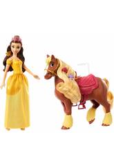 Bambola Disney Princess Bella da 29 cm con il cavallo Philippe da 25 cm