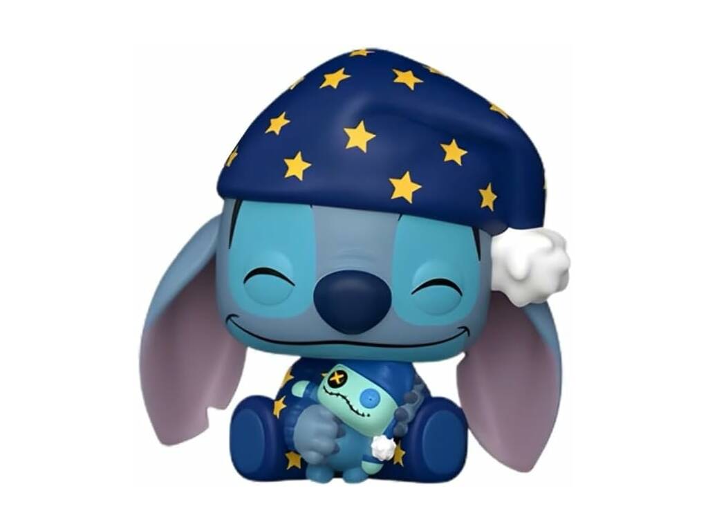 Funko Pop Disney Lilo y Stitch Figura Stitch en Pijama Glows In The Dark
