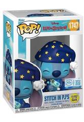 imagen Funko Pop Disney Lilo y Stitch Figura Stitch en Pijama Glows In The Dark