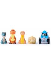 Paw Patrol The Dino Movie Pack Veicolo Pup Squad da 6 cm con dinosauri