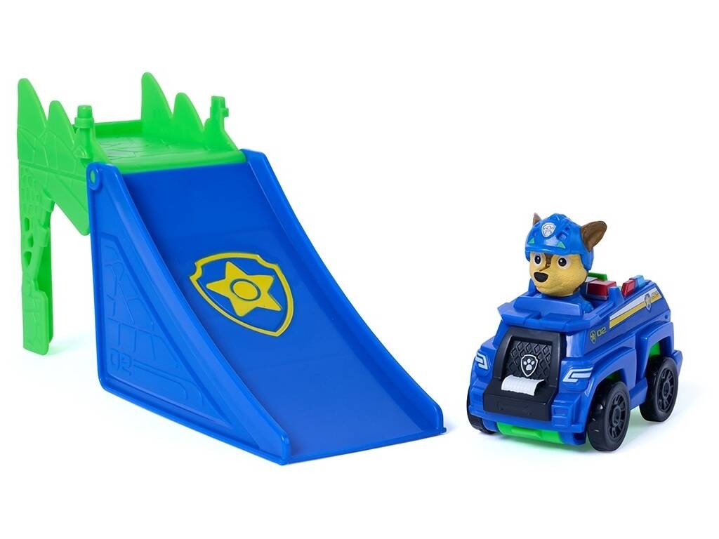 Paw Patrol The Dino Movie Vehículo Jump Shift con Rampa