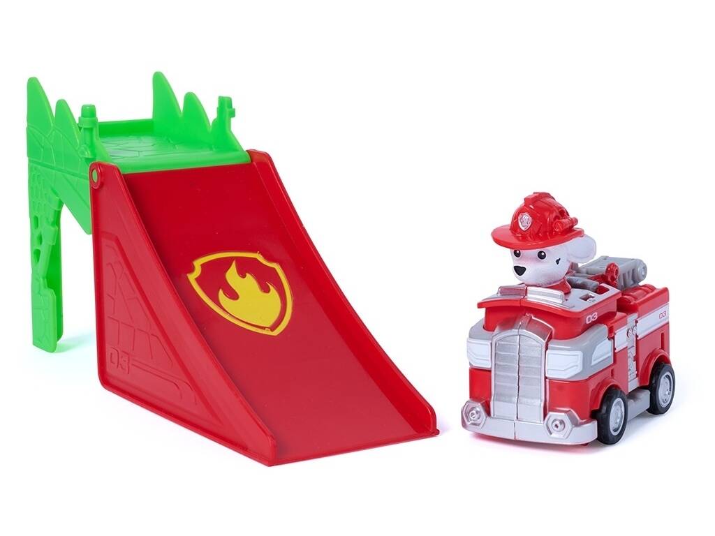 Paw Patrol The Dino Movie Vehículo Jump Shift con Rampa