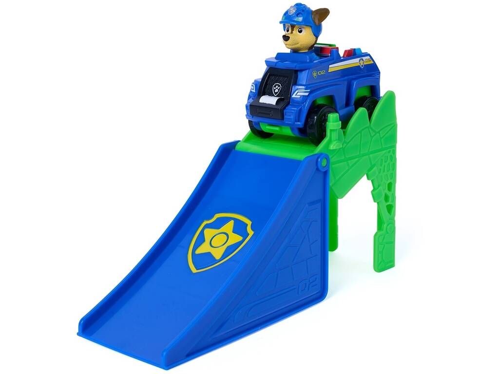 Paw Patrol The Dino Movie Vehículo Jump Shift con Rampa