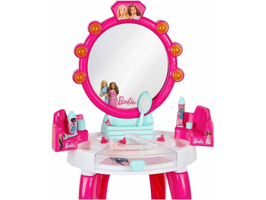 Barbie Instituto de Beleza 3 Estilos Toucador com Banquinho e Acessórios - imagen 2