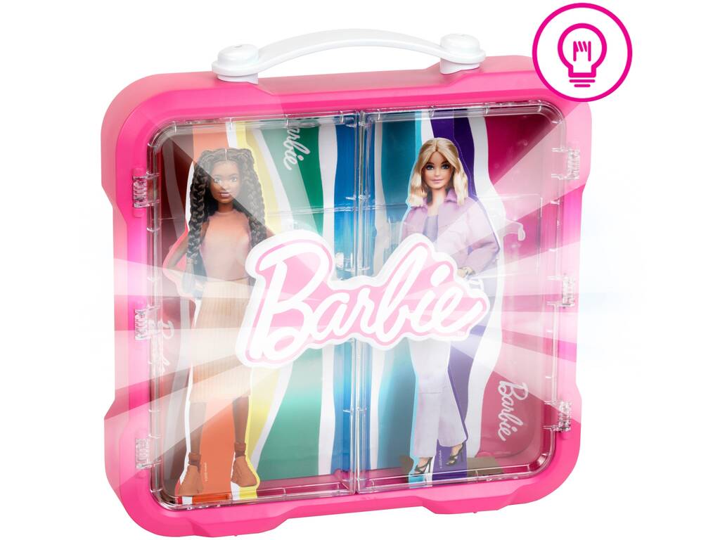 Mallette d'exposition Barbie pour collectionneurs avec éclairage - imagen 3